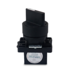 Kit Chave Seletora Plástica | Ed21 | Manopla Curta | 2 Posiçõ